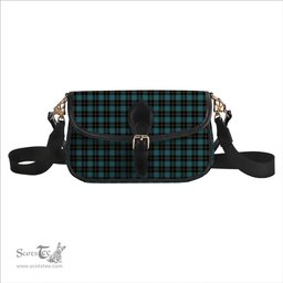 ScotsTee Shop Scottish Ewbank Ancient Clan Tartan Women's Chain Crossbody Bag Square Bag
