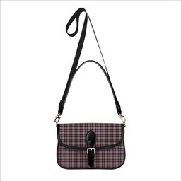 ScotsTee Shop Scottish Dundee Pink Variation Ancient Clan Tartan Women's Chain Crossbody Bag Square Bag