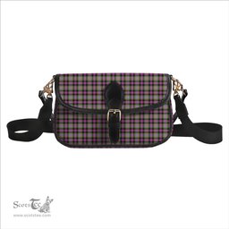 ScotsTee Shop Scottish Dundee Pink Variation Ancient Clan Tartan Women's Chain Crossbody Bag Square Bag