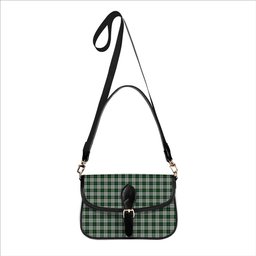 ScotsTee Shop Scottish Erskine Green Tartan Women's Chain Crossbody Bag Square Bag