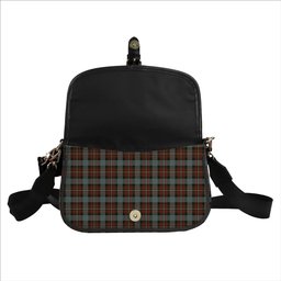 ScotsTee Shop Scottish Ferguson Weathered Tartan Women's Chain Crossbody Bag Square Bag