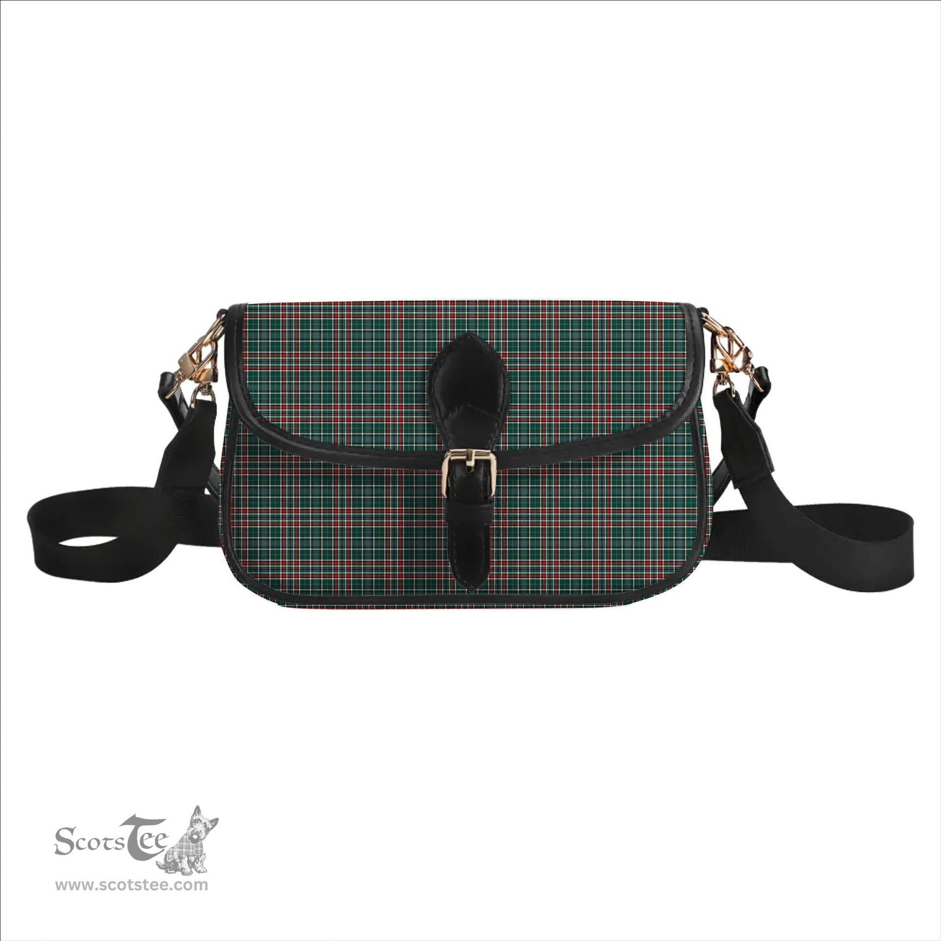 ScotsTee Shop Scottish Gayre Dress Modern Tartan Women's Chain Crossbody Bag Square Bag