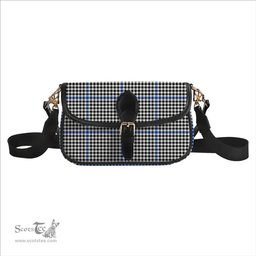 ScotsTee Shop Scottish Gladstanes Modern Tartan Women's Chain Crossbody Bag Square Bag