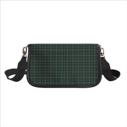 ScotsTee Shop Scottish Dundee Green Tartan Women's Chain Crossbody Bag Square Bag