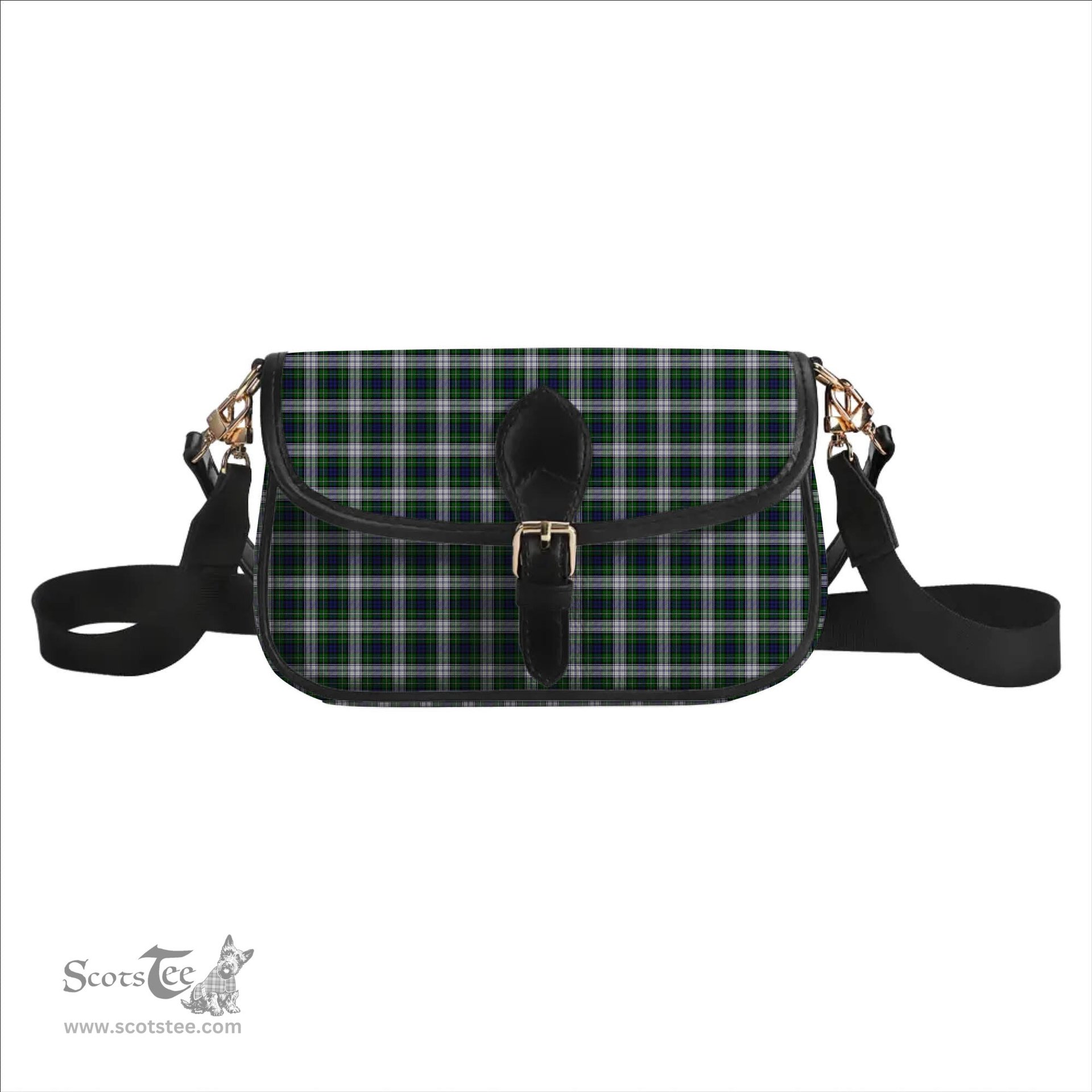 ScotsTee Shop Scottish Forbes Dress Tartan Women's Chain Crossbody Bag Square Bag