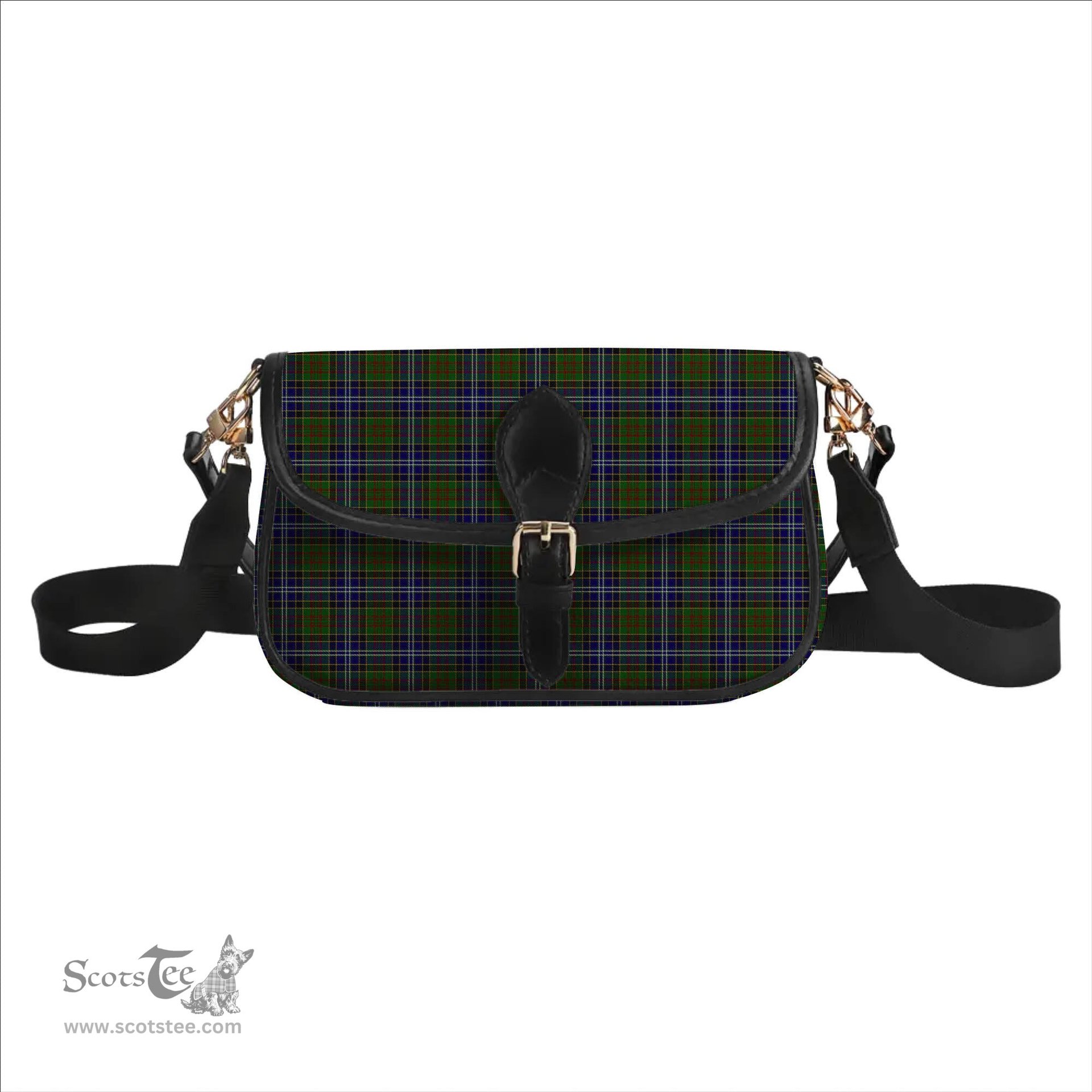 ScotsTee Shop Scottish Drennan Tartan Women's Chain Crossbody Bag Square Bag