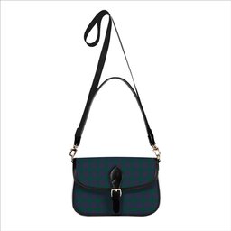 ScotsTee Shop Scottish Elphinstone Modern Tartan Women's Chain Crossbody Bag Square Bag