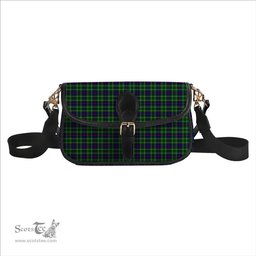 ScotsTee Shop Scottish Duncan Modern Tartan Women's Chain Crossbody Bag Square Bag