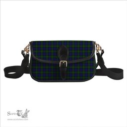ScotsTee Shop Scottish Dundas Tartan Women's Chain Crossbody Bag Square Bag