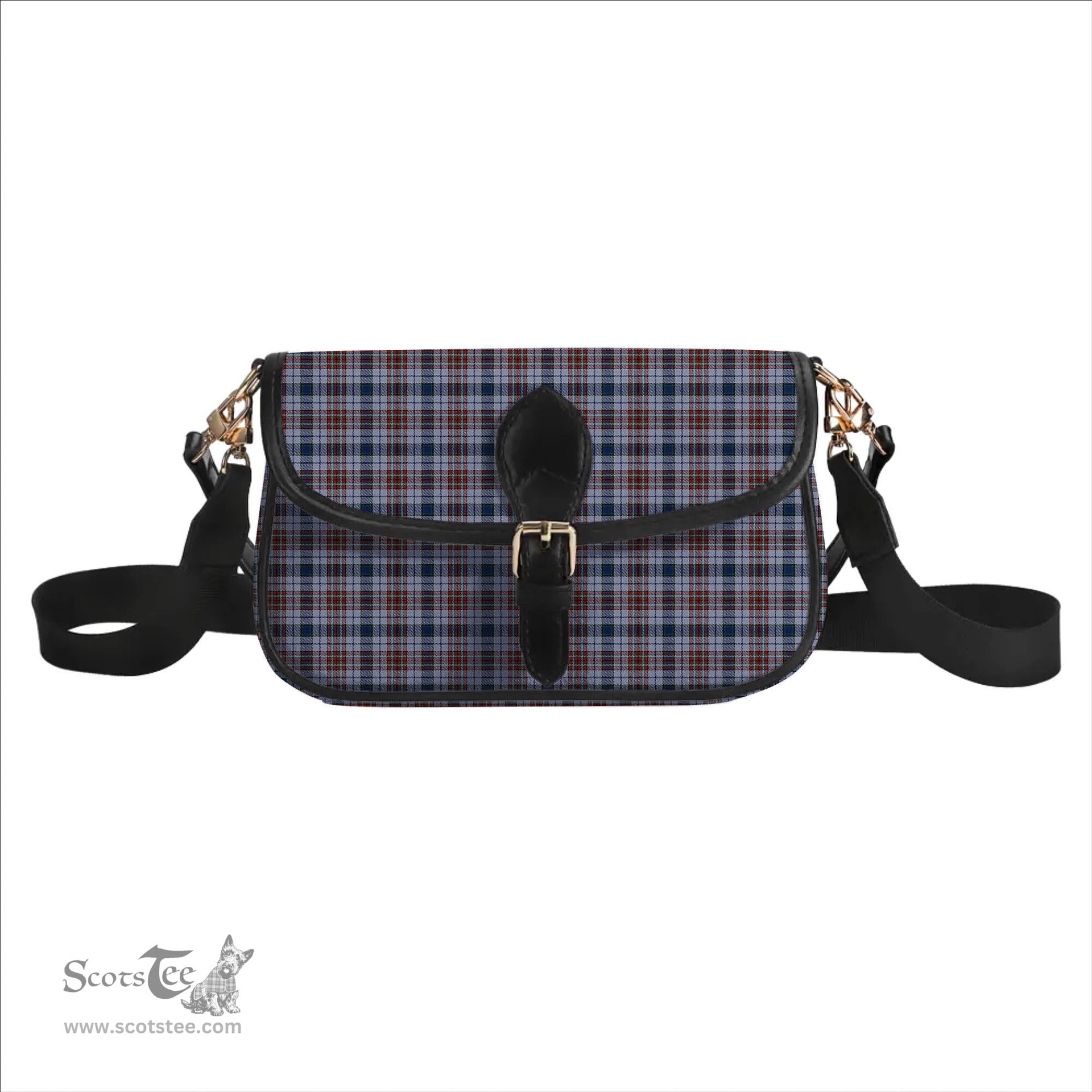 ScotsTee Shop Scottish Gayre Hunting Modern Tartan Women's Chain Crossbody Bag Square Bag