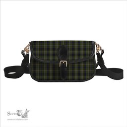 ScotsTee Shop Scottish Davidson Tulloch Dress Tartan Women's Chain Crossbody Bag Square Bag