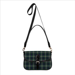 ScotsTee Shop Scottish Farquharson Dress Modern Tartan Women's Chain Crossbody Bag Square Bag