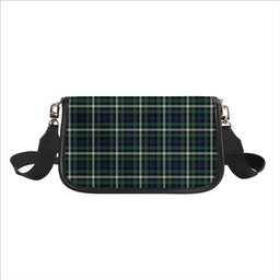 ScotsTee Shop Scottish Farquharson Dress Modern Tartan Women's Chain Crossbody Bag Square Bag