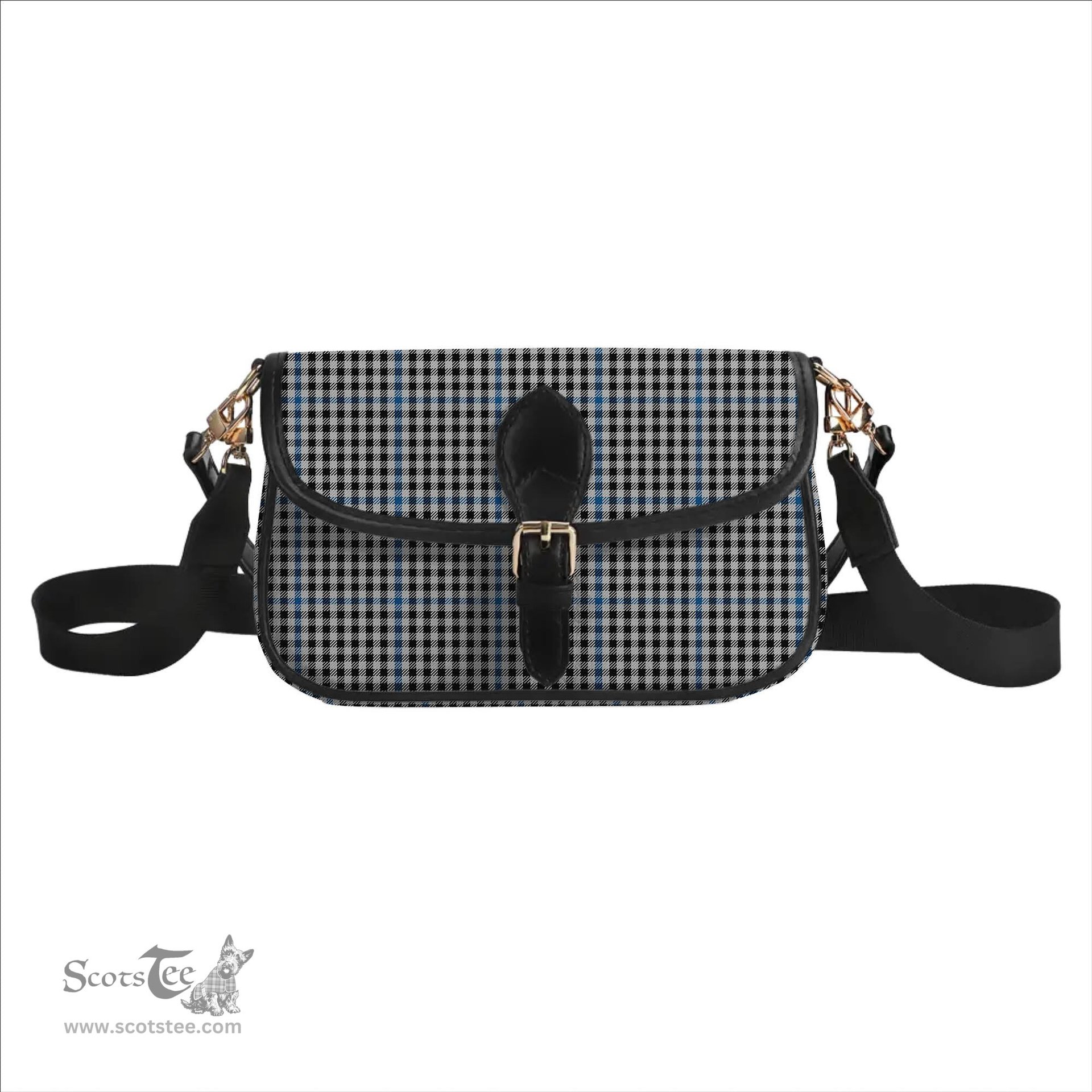 ScotsTee Shop Scottish Gladstanes Tartan Women's Chain Crossbody Bag Square Bag