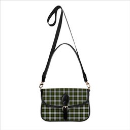 ScotsTee Shop Scottish Gillies Dress Green Tartan Women's Chain Crossbody Bag Square Bag