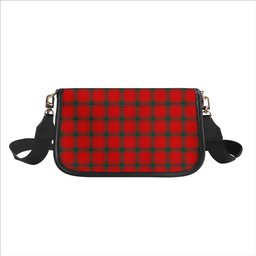 ScotsTee Shop Scottish Donald of the Isles Red Modern Tartan Women's Chain Crossbody Bag Square Bag