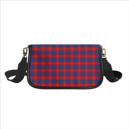 ScotsTee Shop Scottish Galloway Red Tartan Women's Chain Crossbody Bag Square Bag