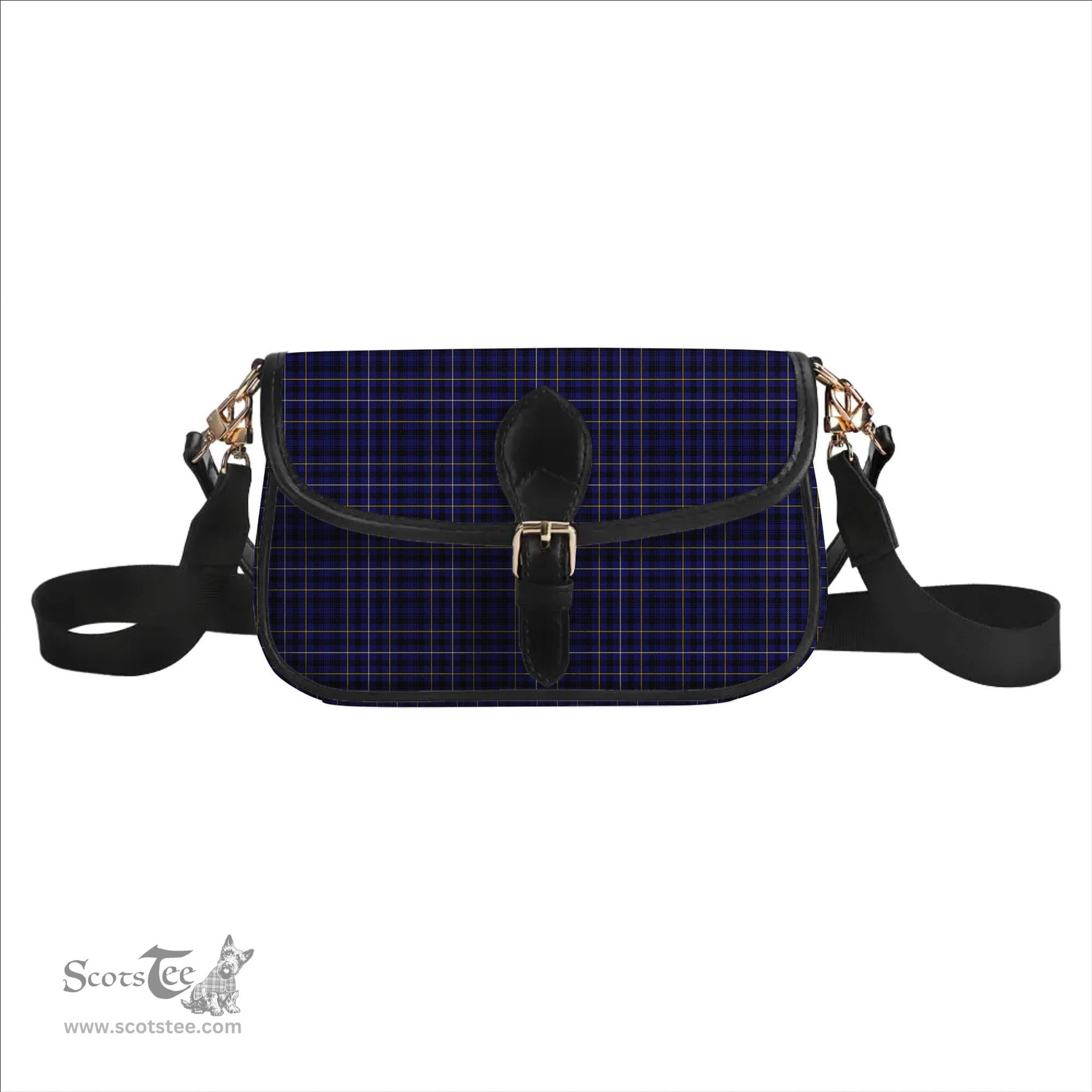 ScotsTee Shop Scottish Frisken Tartan Women's Chain Crossbody Bag Square Bag