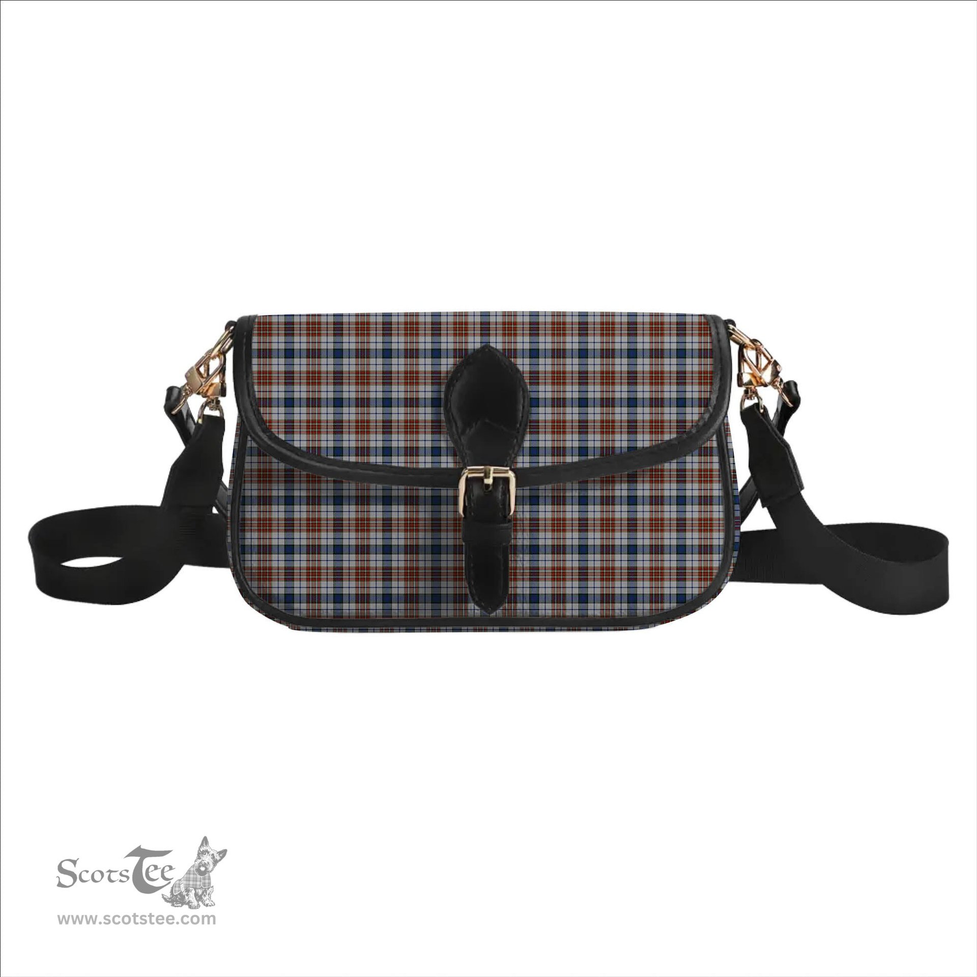 ScotsTee Shop Scottish Gayre Arisaidh Tartan Women's Chain Crossbody Bag Square Bag
