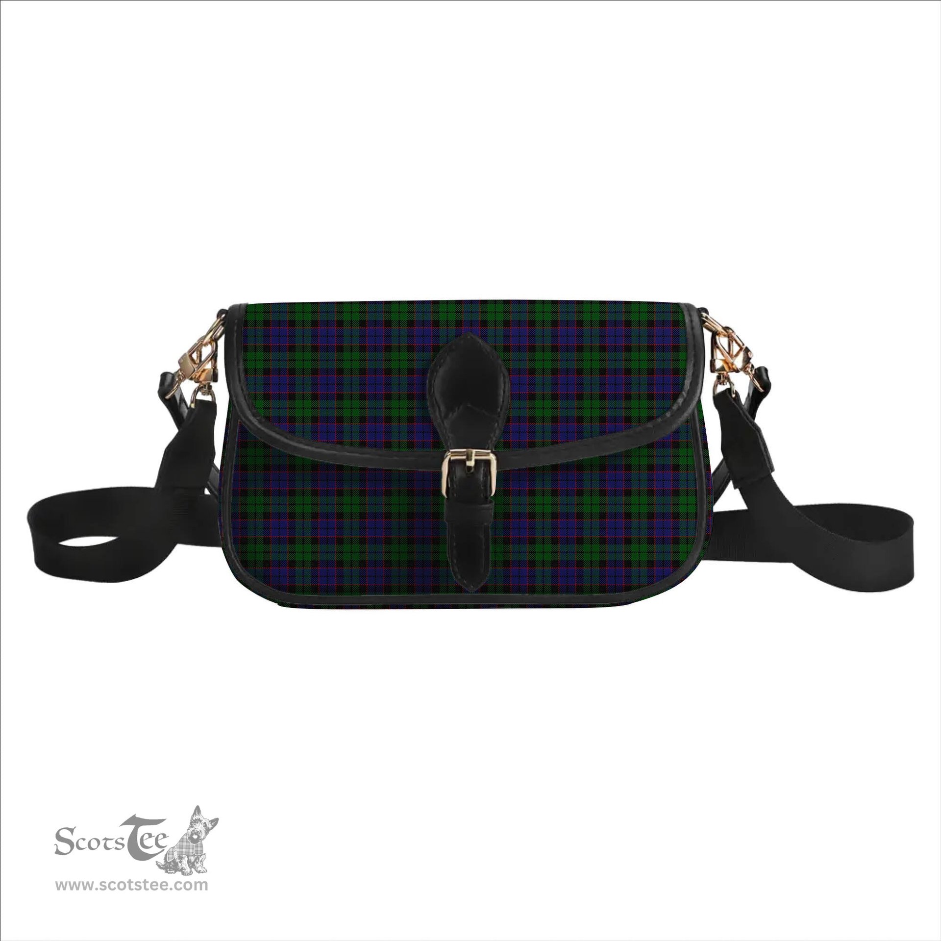 ScotsTee Shop Scottish Gallamore Tartan Women's Chain Crossbody Bag Square Bag
