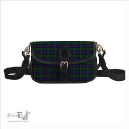ScotsTee Shop Scottish Gallamore Tartan Women's Chain Crossbody Bag Square Bag