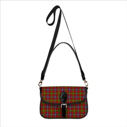 ScotsTee Shop Scottish Foster Modern Tartan Women's Chain Crossbody Bag Square Bag