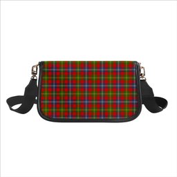 ScotsTee Shop Scottish Foster Modern Tartan Women's Chain Crossbody Bag Square Bag