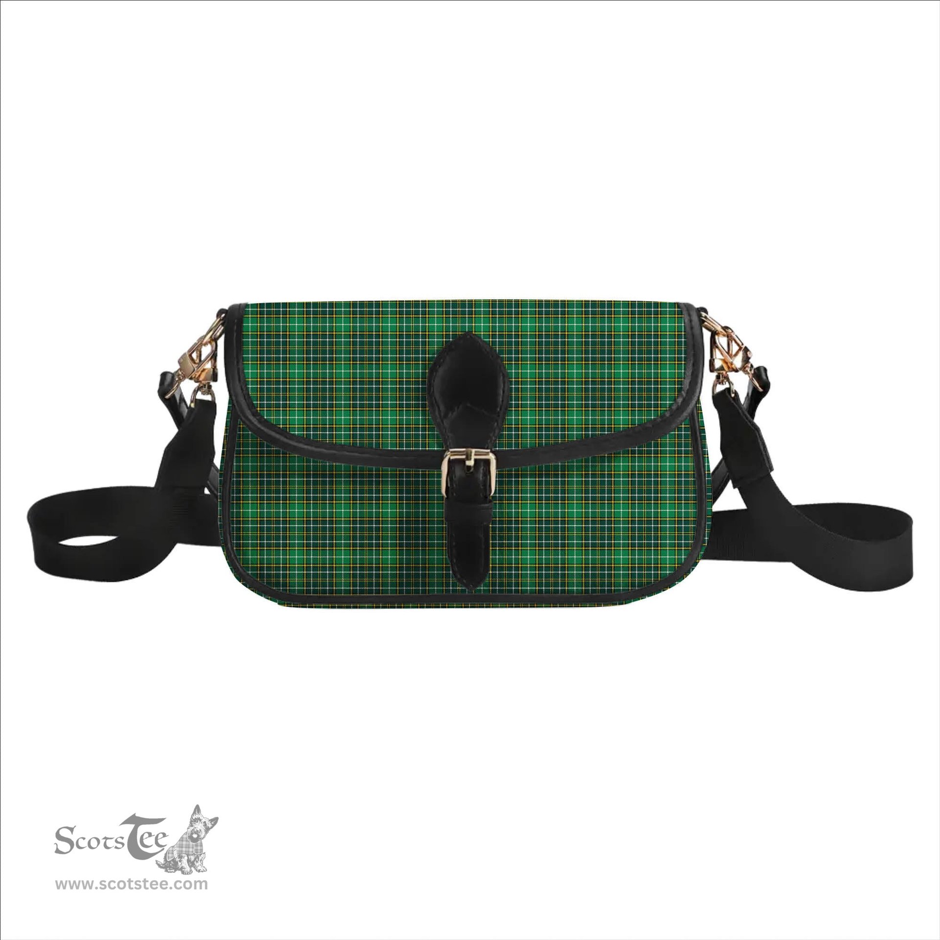 ScotsTee Shop Scottish Foster Hunting Modern Tartan Women's Chain Crossbody Bag Square Bag