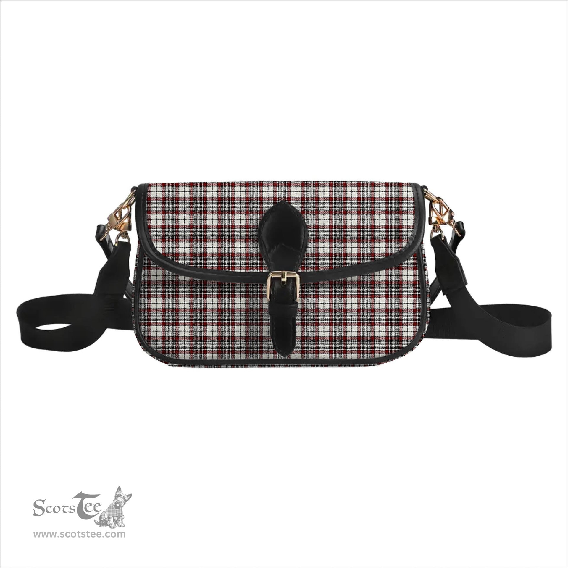 ScotsTee Shop Scottish Dunbar Plaid Modern Tartan Women's Chain Crossbody Bag Square Bag