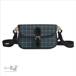 ScotsTee Shop Scottish Essence of Harris Tartan Women's Chain Crossbody Bag Square Bag
