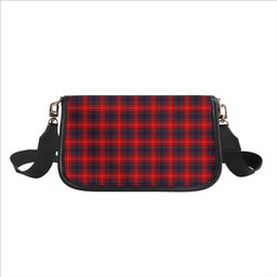 ScotsTee Shop Scottish Fraser Gathering Red Modern Tartan Women's Chain Crossbody Bag Square Bag