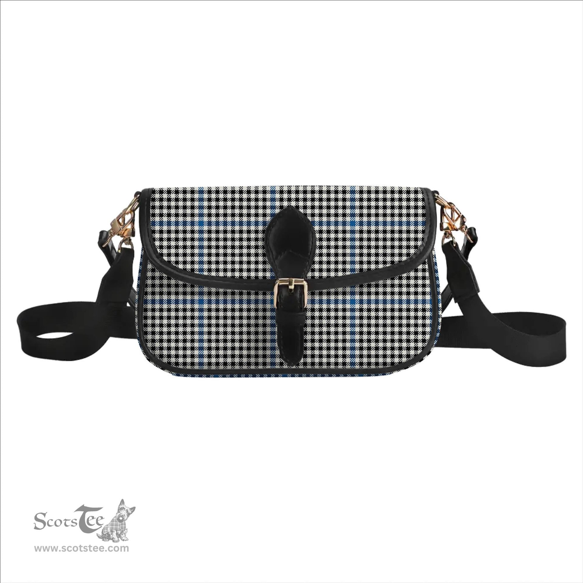 ScotsTee Shop Scottish Gladstanes Ancient Tartan Women's Chain Crossbody Bag Square Bag