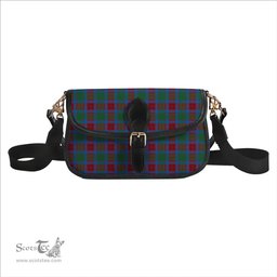 ScotsTee Shop Scottish Fraser of Altyre Ancient Tartan Women's Chain Crossbody Bag Square Bag
