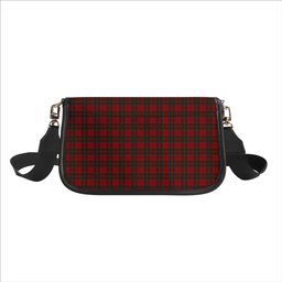 ScotsTee Shop Scottish Dundas Red Tartan Women's Chain Crossbody Bag Square Bag