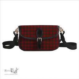 ScotsTee Shop Scottish Dundas Red Tartan Women's Chain Crossbody Bag Square Bag