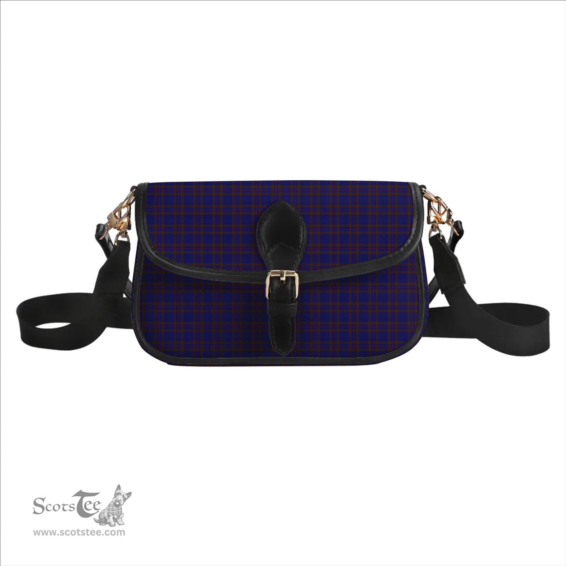ScotsTee Shop Scottish Elliot Tartan Women's Chain Crossbody Bag Square Bag