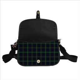 ScotsTee Shop Scottish Ewing Modern Tartan Women's Chain Crossbody Bag Square Bag