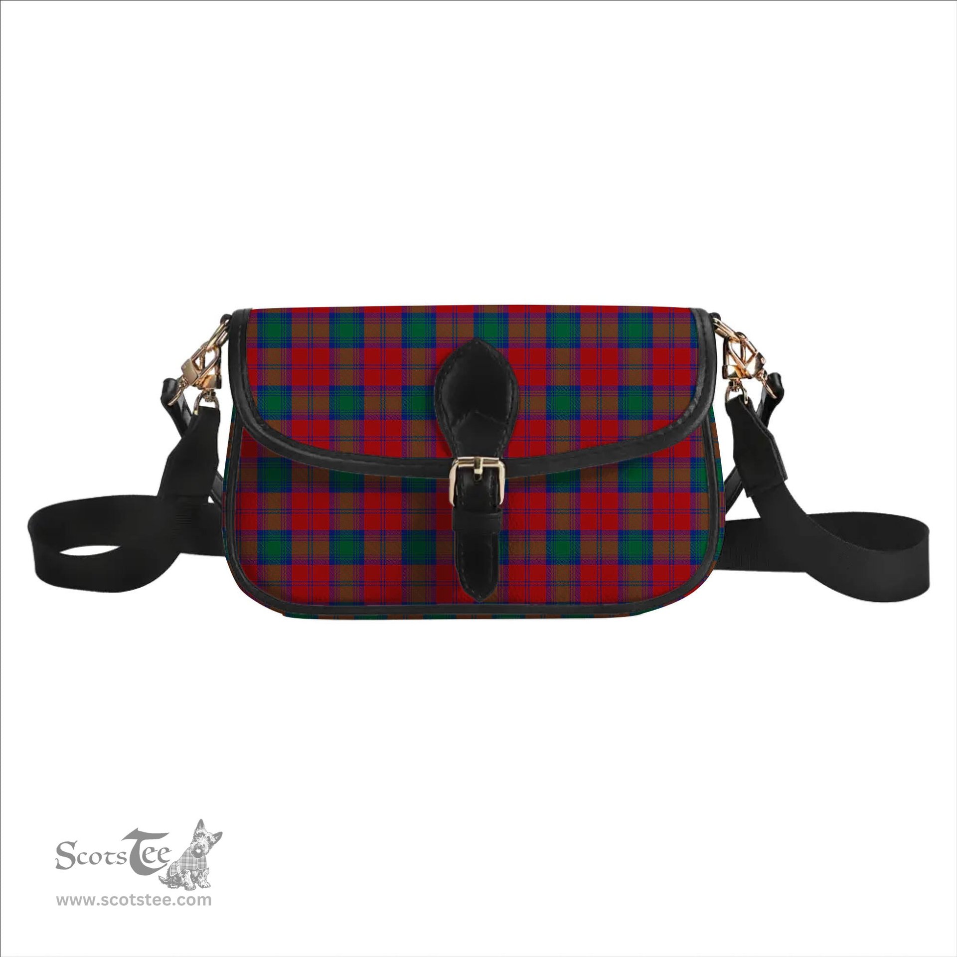 ScotsTee Shop Scottish Fotheringhame Tartan Women's Chain Crossbody Bag Square Bag