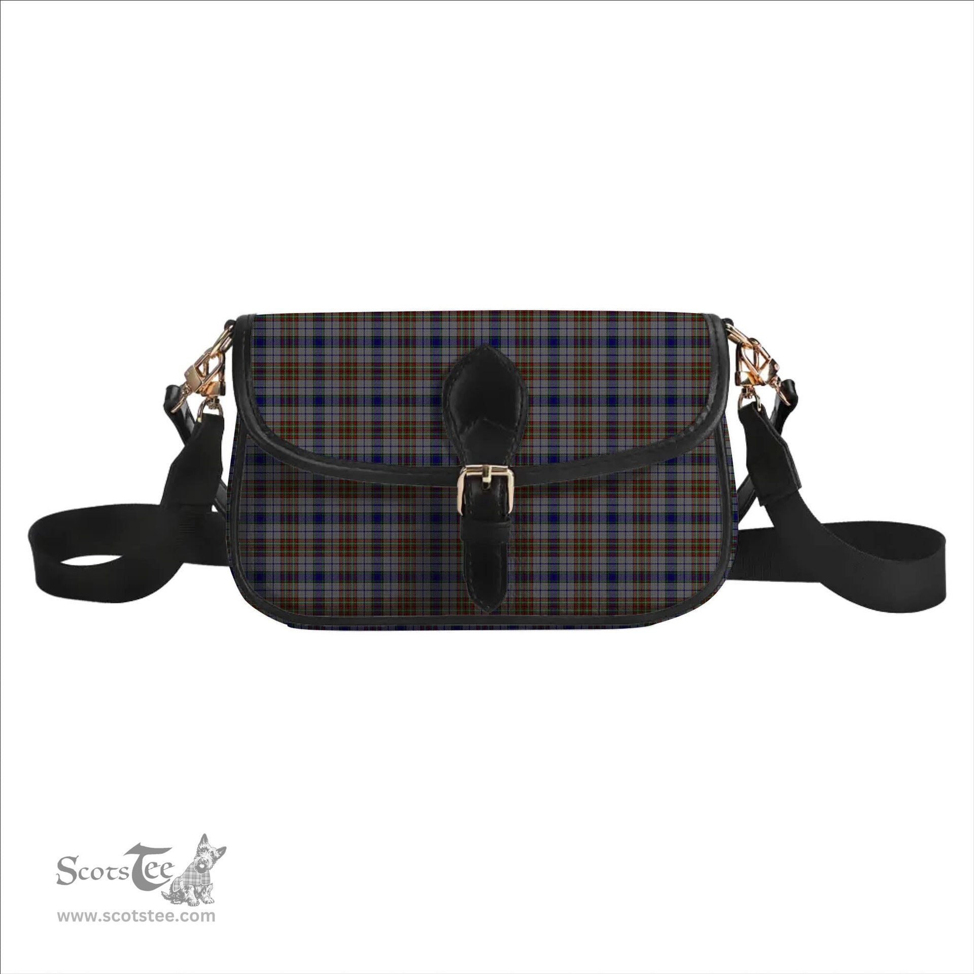 ScotsTee Shop Scottish Gayre Hunting Tartan Women's Chain Crossbody Bag Square Bag