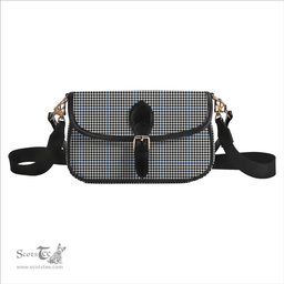 ScotsTee Shop Scottish Gladstone Ancient Tartan Women's Chain Crossbody Bag Square Bag