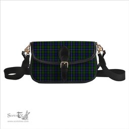 ScotsTee Shop Scottish Donnachaidh Robertson Tartan Women's Chain Crossbody Bag Square Bag