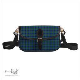 ScotsTee Shop Scottish Falconer Tartan Women's Chain Crossbody Bag Square Bag