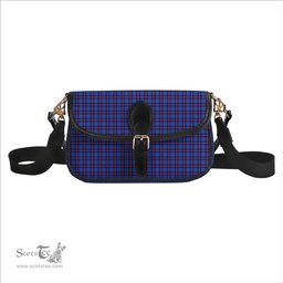 ScotsTee Shop Scottish Elliot Modern Tartan Women's Chain Crossbody Bag Square Bag