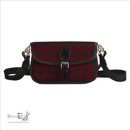ScotsTee Shop Scottish MacDougall 1880 2 Tartan Women's Chain Crossbody Bag Square Bag