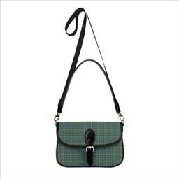 ScotsTee Shop Scottish Dalrymple SC Tartan Women's Chain Crossbody Bag Square Bag