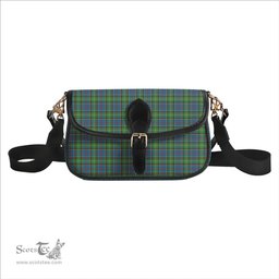 ScotsTee Shop Scottish Dalrymple SC Tartan Women's Chain Crossbody Bag Square Bag