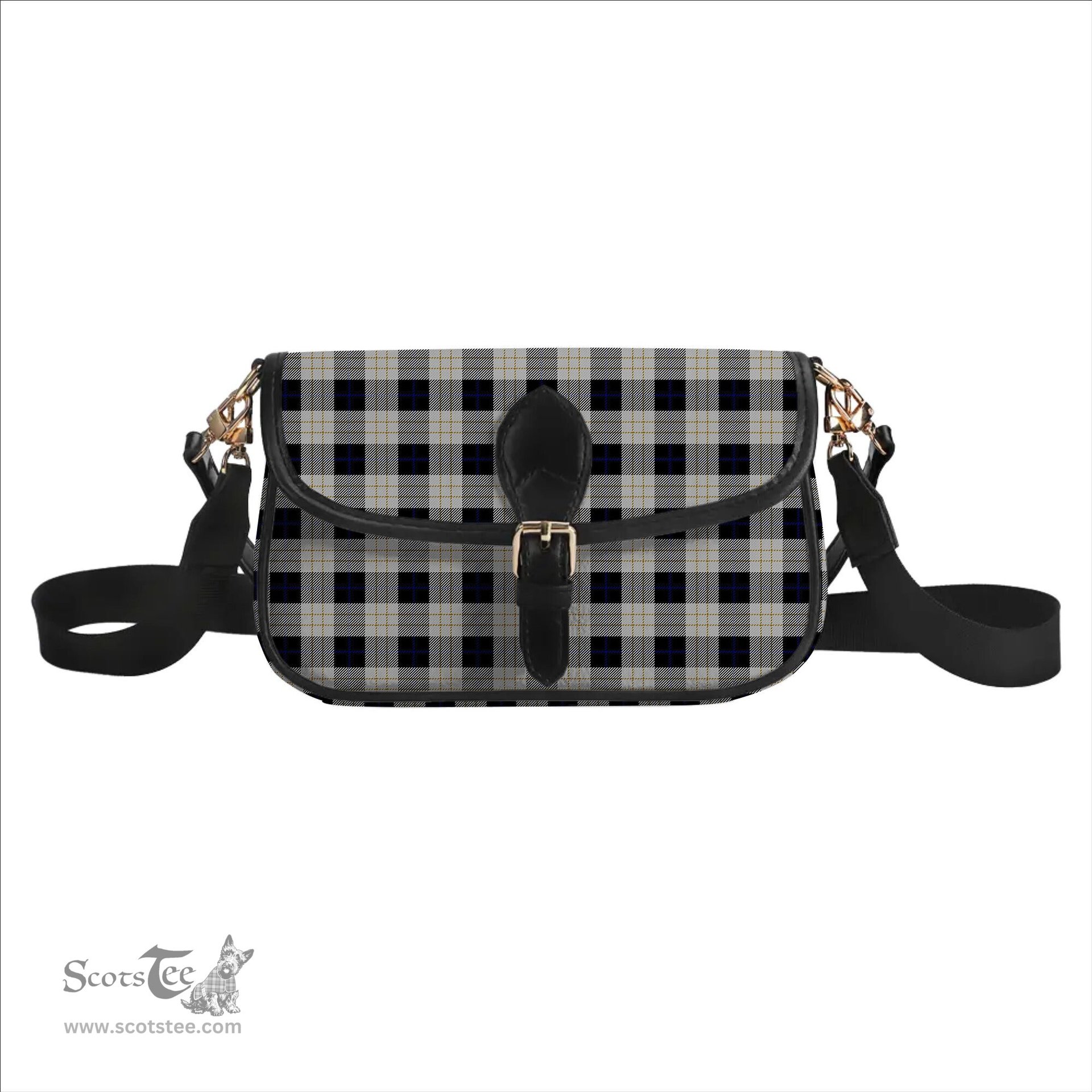 ScotsTee Shop Scottish Kennison Tartan Women's Chain Crossbody Bag Square Bag