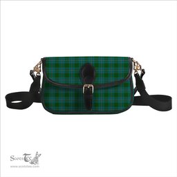 ScotsTee Shop Scottish Irvine of Bonshaw Tartan Women's Chain Crossbody Bag Square Bag