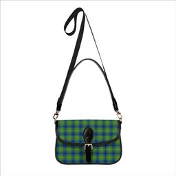 ScotsTee Shop Scottish Johnston Ancient Tartan Women's Chain Crossbody Bag Square Bag