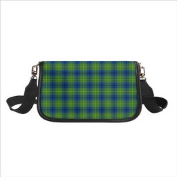 ScotsTee Shop Scottish Johnston Ancient Tartan Women's Chain Crossbody Bag Square Bag